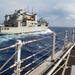 USS Mobile (LCS 26) conducts underway replenishment with USNS Wally Schirra (T-AKE 8) in South China Sea