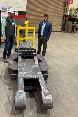 New Poe Lock arrestor arm is the largest U.S. civil works component produced by 3D printer