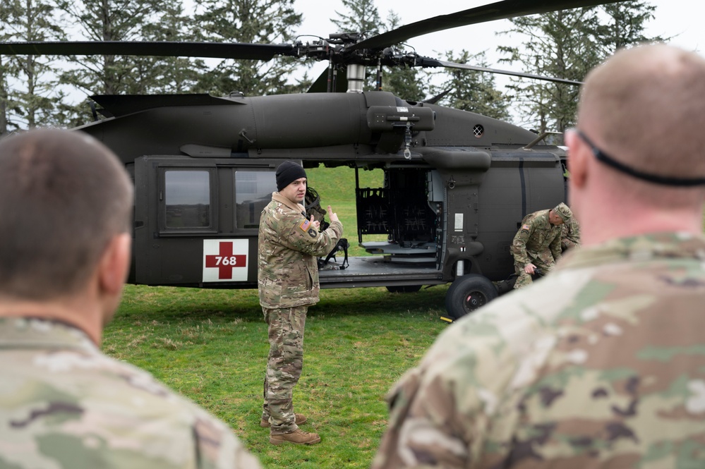 Oregon Army Guard medics complete hands-on, scenario-based training