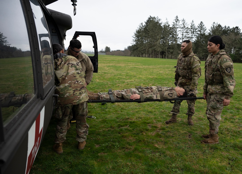 Oregon Army Guard medics complete hands-on, scenario-based training