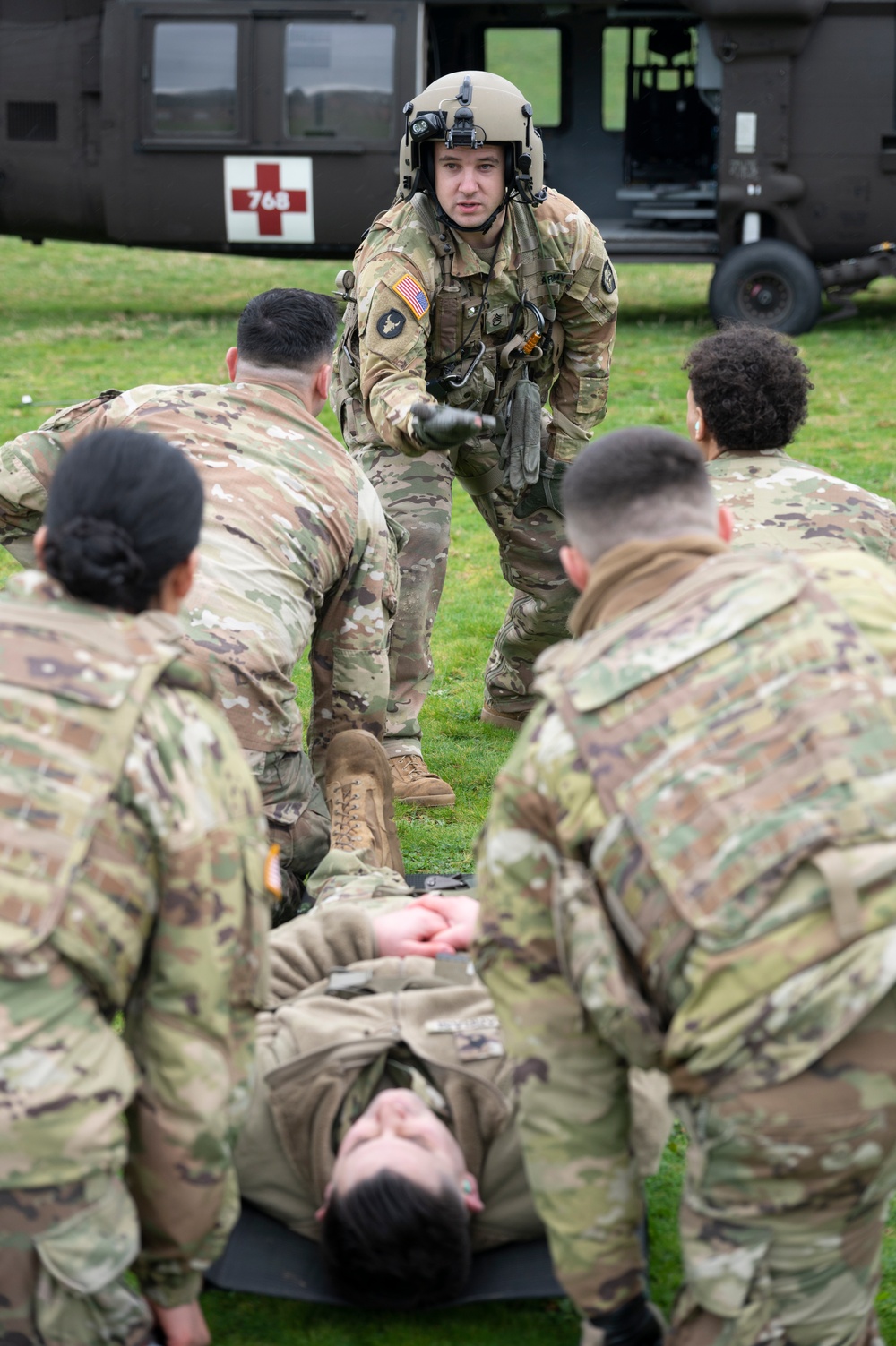 Oregon Army Guard medics complete hands-on, scenario-based training