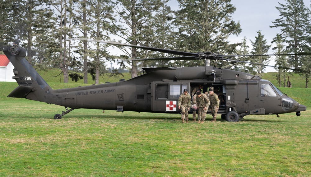 Oregon Army Guard medics complete hands-on, scenario-based training