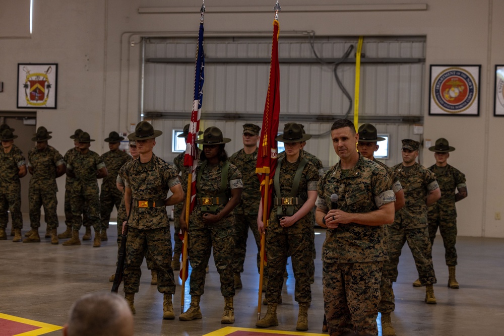 Second Recruit Training Battalion Change of Command