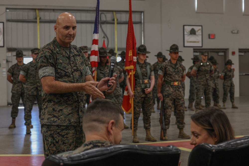 Second Recruit Training Battalion Change of Command