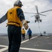 USS Mobile (LCS 26) conducts underway replenishment with USNS Wally Schirra (T-AKE 8) in South China Sea