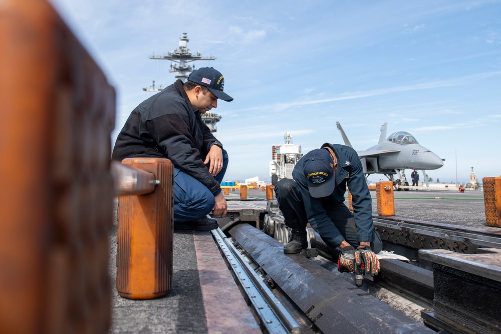 Abraham Lincoln routine maintenance