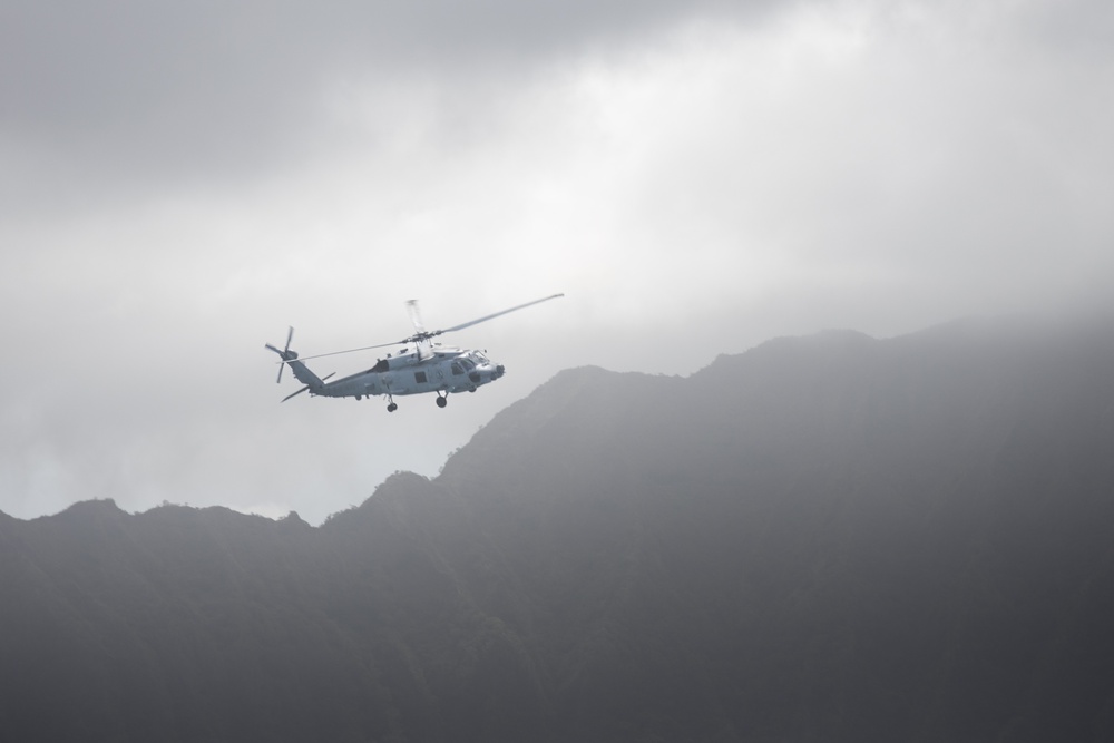 Down by the Bay: U.S. Navy Sailor's Conduct Search and Rescue Training in Kaneohe Bay