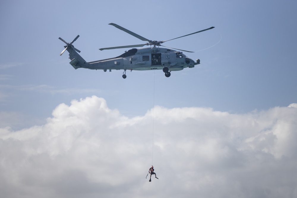 Down by the Bay: U.S. Navy Sailor's Conduct Search and Rescue Training in Kaneohe Bay