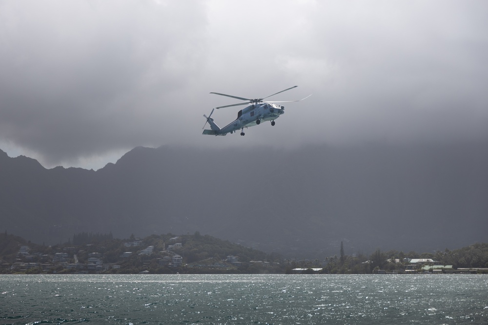 Down by the Bay: U.S. Navy Sailor's Conduct Search and Rescue Training in Kaneohe Bay