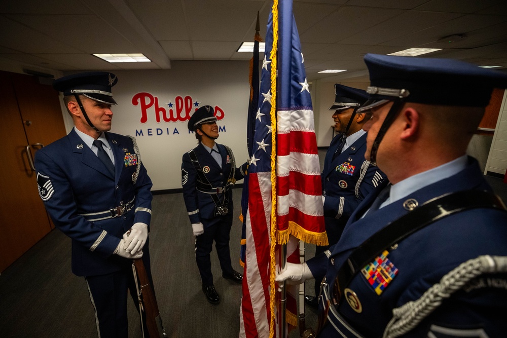 177th Fighter Wing Phillies Opening Day Flyover