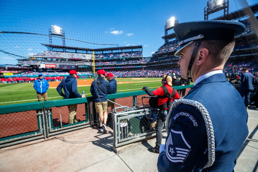 177th Fighter Wing Phillies Opening Day Flyover