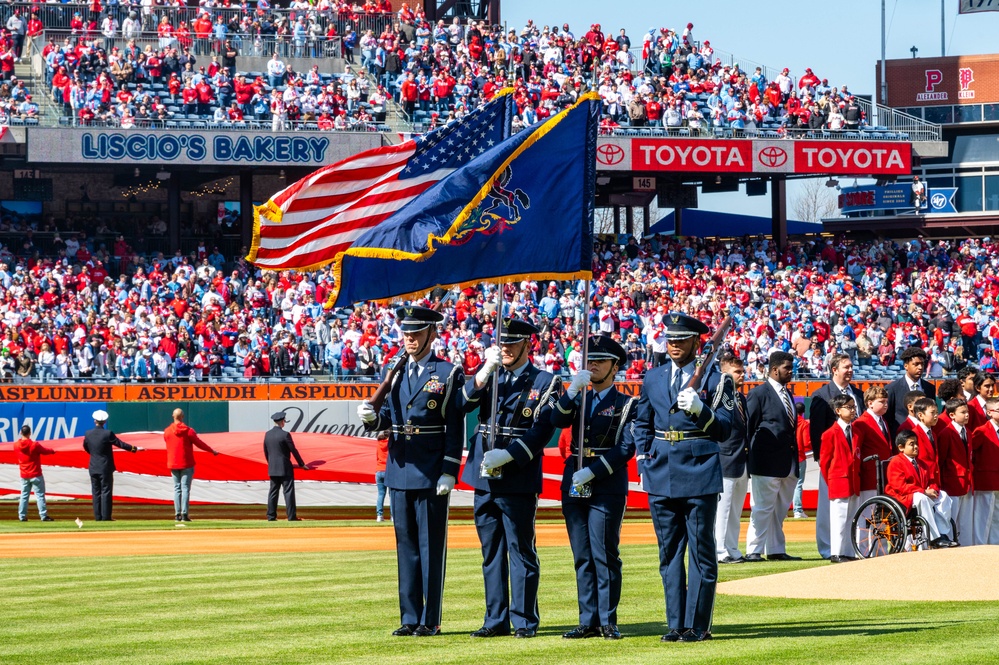 177th Fighter Wing Phillies Opening Day Flyover