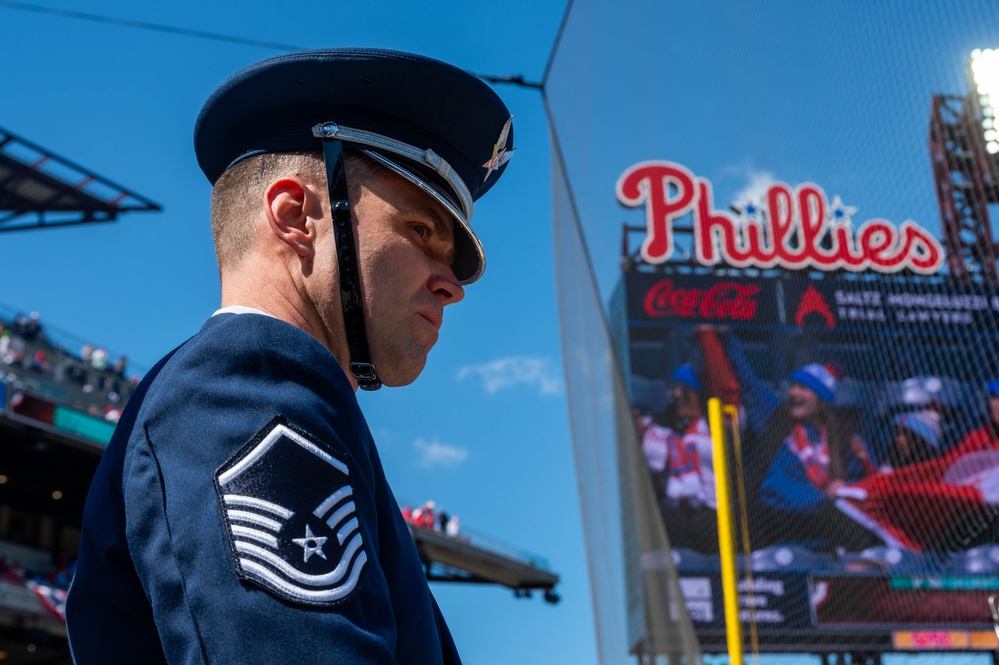 177th Fighter Wing Phillies Opening Day Flyover