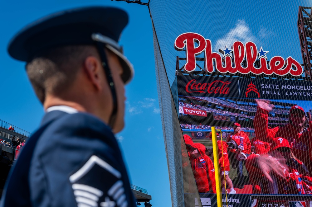 177th Fighter Wing Phillies Opening Day Flyover