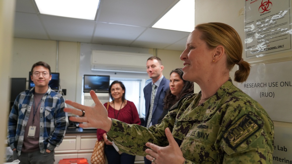 Naval Health Research Center gives tour to NAVSUP FLC Norfolk Contract Department