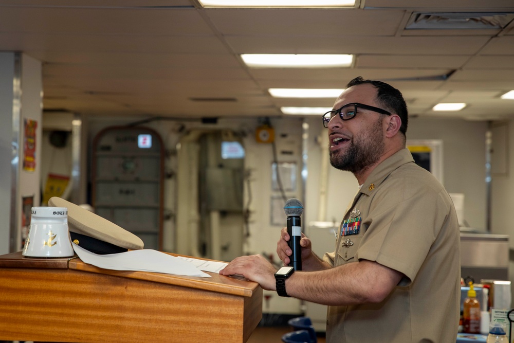 DVIDS Images USS Blue Ridge and C7F Celebrate the Navy Chief