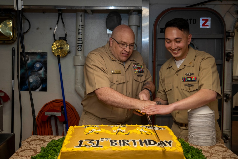 DVIDS Images USS Blue Ridge and C7F Celebrate the Navy Chief