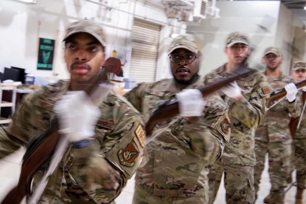 Firing Party: Yokota, Misawa honor guardsmen complete U.S. Air Force Honor Guard basic course