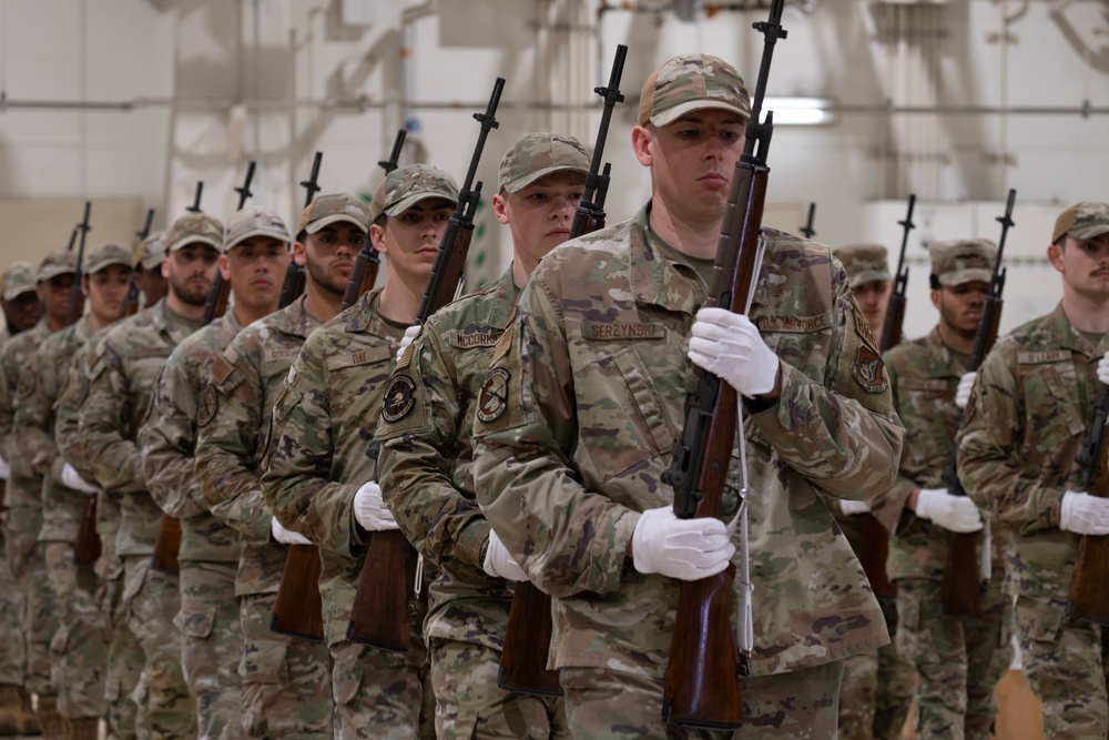 Firing Party: Yokota, Misawa honor guardsmen complete U.S. Air Force Honor Guard basic course
