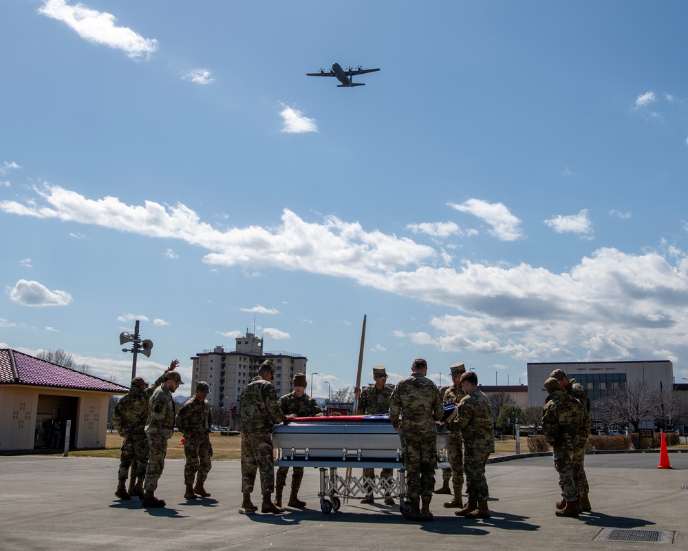 Dignified Transfer: Yokota, Misawa honor guardsmen complete Air Force Honor Guard basic course