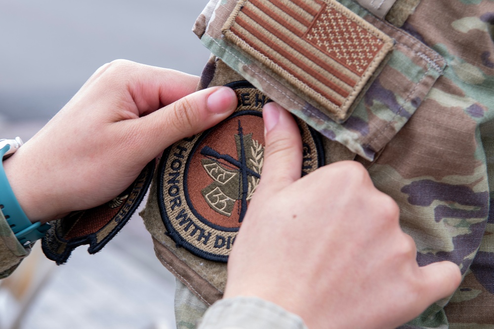 Yokota and Misawa honor guardsmen complete USAF Honor Guard basic course