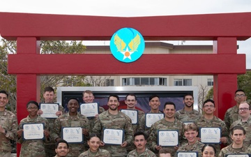 Yokota and Misawa honor guardsmen complete USAF Honor Guard basic course