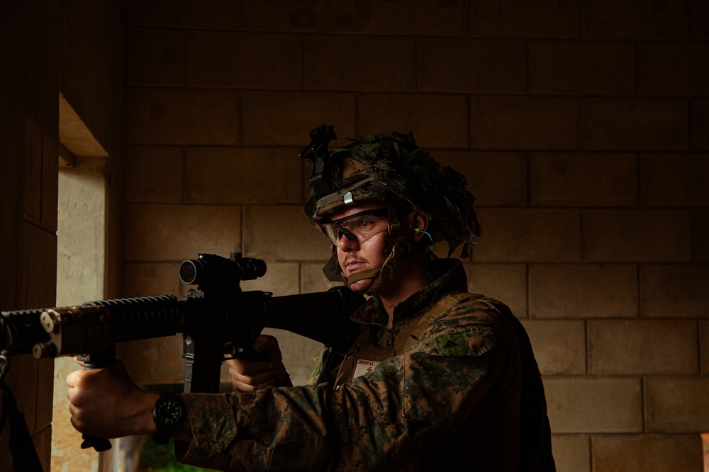 US Marines with Marine Wing Support Squadron 172 train to counter the threat of improvised explosive devices