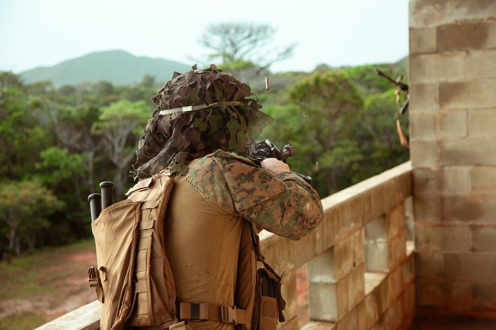 US Marines with Marine Wing Support Squadron 172 train to counter the threat of improvised explosive devices