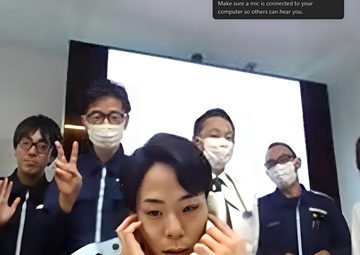 U.S Coast Guard conducts SAR communication exercise with Japanese partners