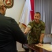 MajGen Liszewski signs the Child Abuse Prevention Month proclamation on Camp Foster