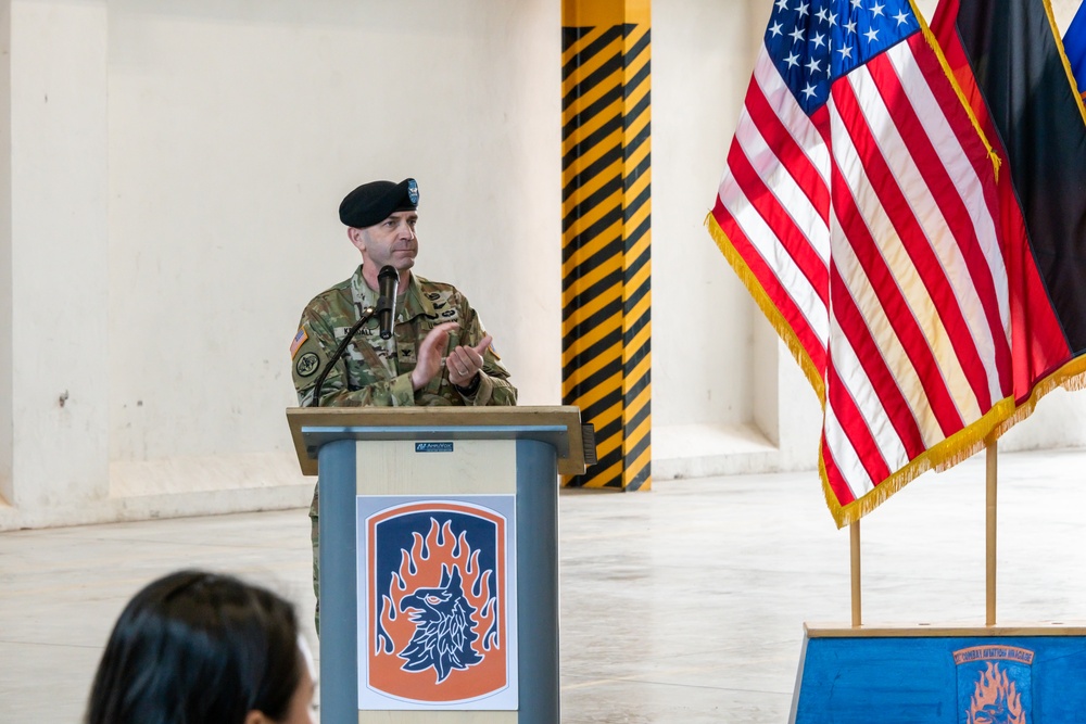 12 CAB HHC Change of Command 2024