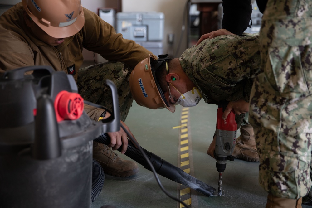 Hard Hats, Harder Workers: The Dedication of MCAS Iwakuni Seabees