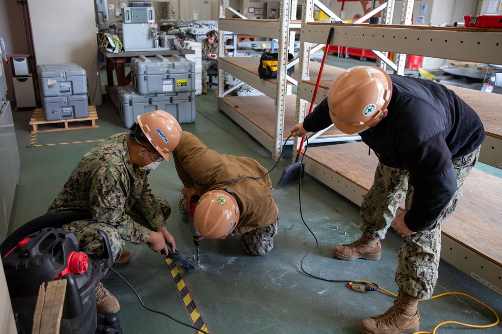 Hard Hats, Harder Workers: The Dedication of MCAS Iwakuni Seabees