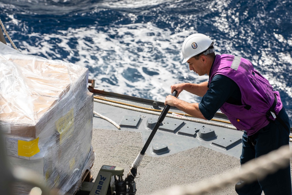 USS Russell replenishment-at-sea