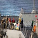 USS Ralph Johnson Conducts Replenishment-At-Sea with USNS Yukon.