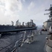 USS Ralph Johnson Conducts Replenishment-At-Sea with USNS Yukon.