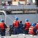 USS Ralph Johnson Conducts Replenishment-At-Sea with USNS Yukon.