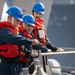 USS Ralph Johnson Conducts Replenishment-At-Sea with USNS Yukon.