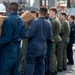 USS Ralph Johnson Conducts Replenishment-At-Sea with USNS Yukon.