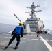 USS Ralph Johnson Conducts Replenishment-At-Sea with USNS Yukon.