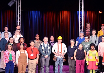 Service members enjoyed “Working” at Caserma Ederle’s Soldiers’ Theatre