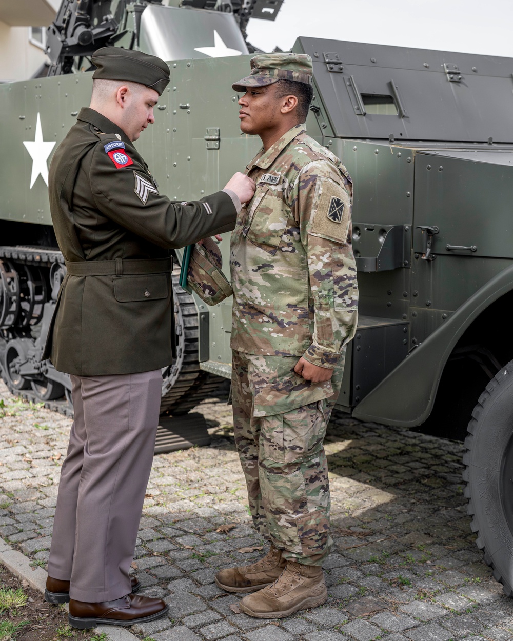 10th AAMDC Cpl. Tedric Proctor promotion