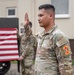 10th AAMDC Cpl. Michael James reenlistment ceremony