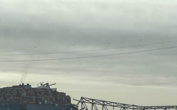 USNR Sailors Assist with Baltimore Bridge