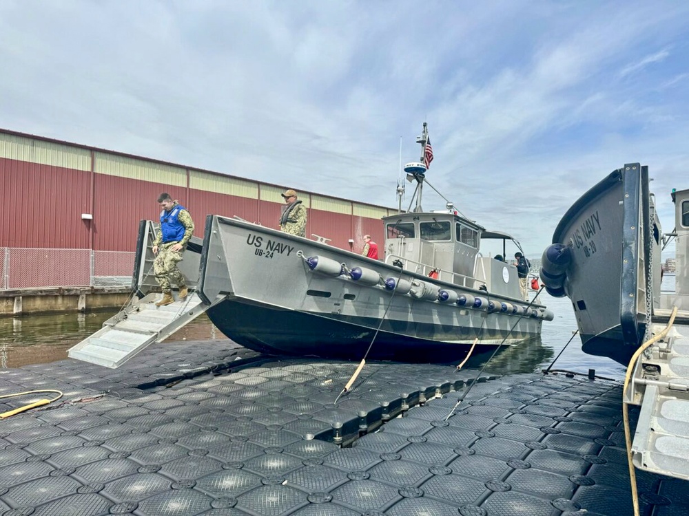 USNR Sailors Assist with Baltimore Bridge