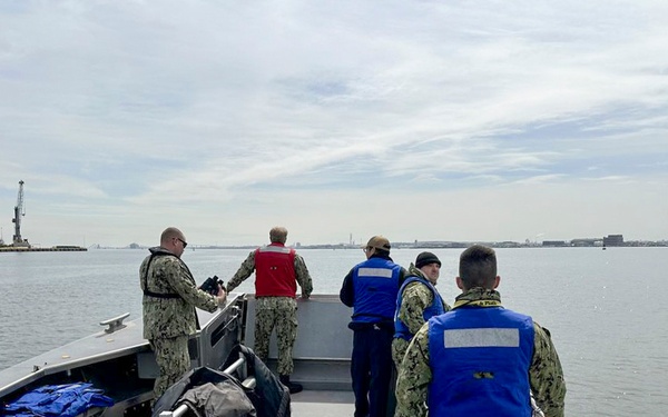 USNR Sailors Assist with Baltimore Bridge