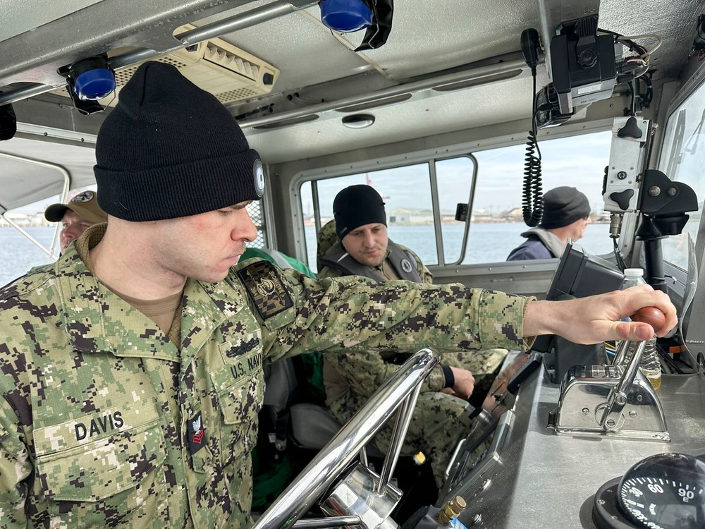 USNR Sailors Assist with Baltimore Bridge