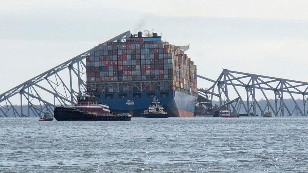 USNR Sailors Assist with Baltimore Bridge