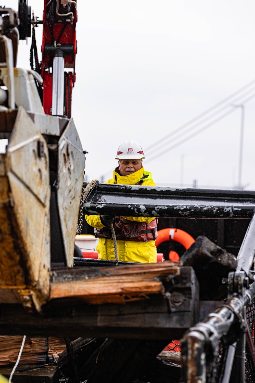 U.S. Army Corps Of Engineers support debris removal operations