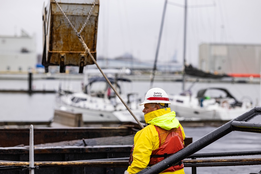 U.S. Army Corps Of Engineers support debris removal operations